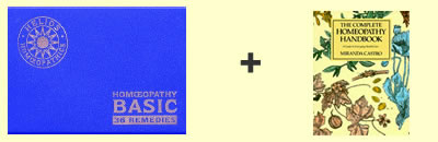 Complete Homeopathy Handbook and Basic 36 remedy Kit