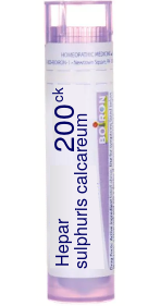 Hepar Sulphuris Calcareum 200C Pellets 80 pellets