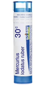 Mercurius Iodatus Ruber 30C Pellets 80 pellets