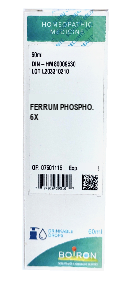 Ferrum Phosphoricum 6X Boiron Liquid Dilutions 60ml