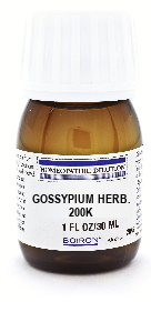 Gossypium Herbaceum 200C Boiron Liquid Dilutions 30ml
