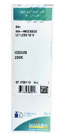 Iodium 200C Boiron Liquid Dilutions 60ml