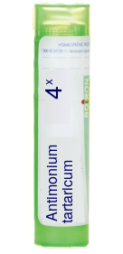 Antimonium Tartaricum 4X Boiron Pellets 80 pellets