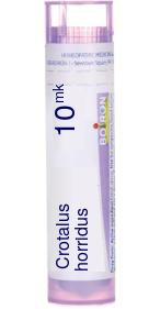 Crotalus Horridus 10M Boiron Pellets 80 pellets